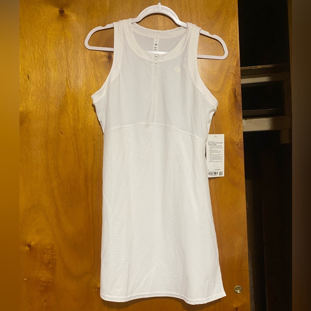 Lululemon Grid Texture Tennis Dress NWT